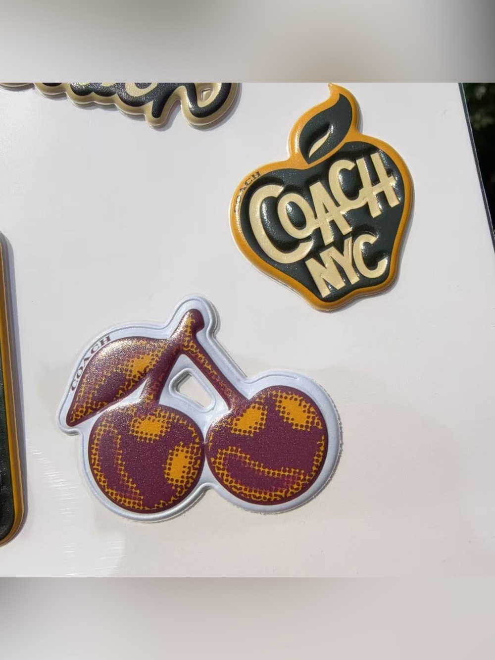 COACH NYC Sticker Set – Tabby Bag, Cherry & New York Collection - Picture 6 of 6